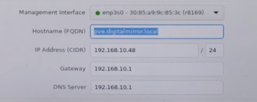 Network configurations