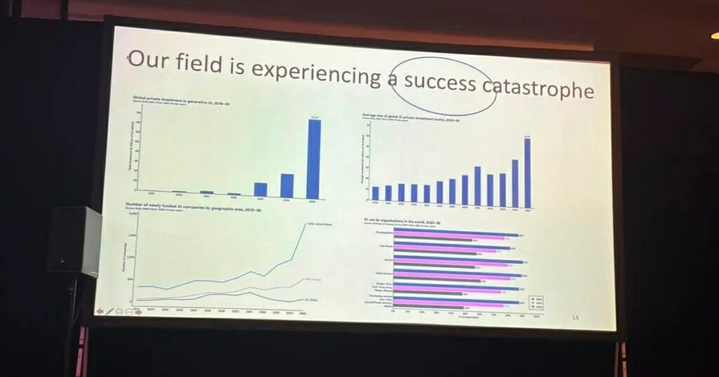 Our field is experiencing a success catastrophe